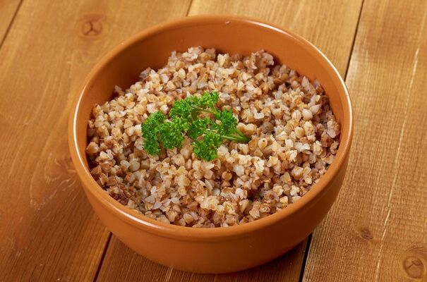 healthy buckwheat, suitable for a fasting day