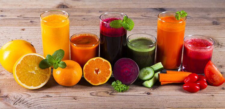 diet for weight loss with freshly pressed juices