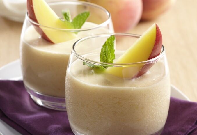 diluted apricot smoothie
